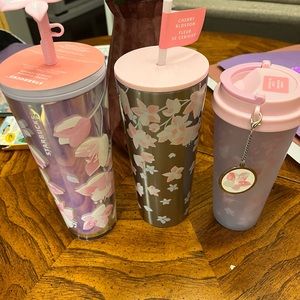 Exclusive set of Cherry Blossom Cups from Starbucks
